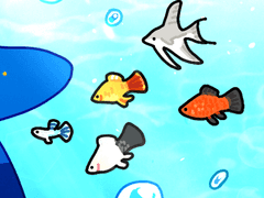 물고기 데코 브러시