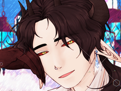 하늘, 오묘한 빛깔, 떠오르는 해, 내려오는 달.