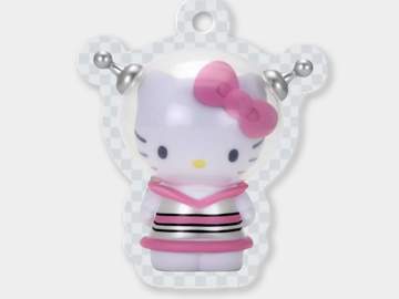 우주인 헬로키티 키링 도안