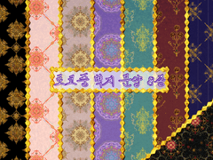 로코풍 벽지 문양 패턴 8종