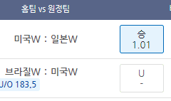 8/8 (일) 올림픽 조합 추천