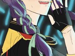 타츠마요...인데 서로의 머리색의