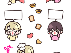 현제유진 스냅스 스티커 도안 무료배포