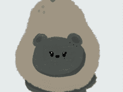 [유료] 한라봉 곰돌이 승관 키링 도안