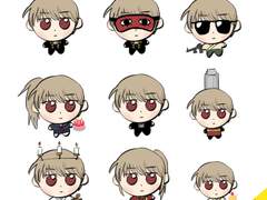 오키타 스티커 도안