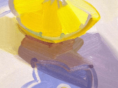 Lemon scent in the mouth