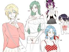 앙캐 뇨타 위주 낙서들