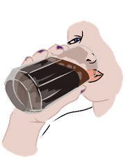 민여윤의 머릿속에서 손으로전달