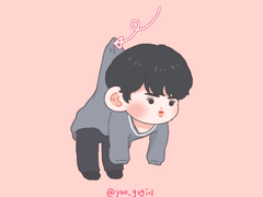 유태양 대롱대롱 키링 도안 공유