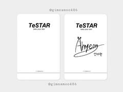 Testar 포카 뒷면 도안 배포