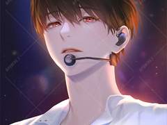 데못죽 포토카드 박문대(흑발) 도안