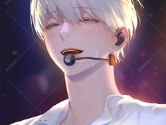 데못죽 포토카드 박문대(은발) 도안