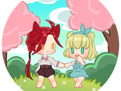 시안+솔피 키링 도안