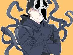 [dbd 일러스트 프로필] 난감해하는 고페와 귀여운 미니 프랭크