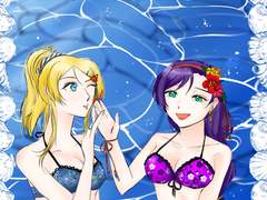 [노조에리] 시원한 바다, 둘만의 여름휴가