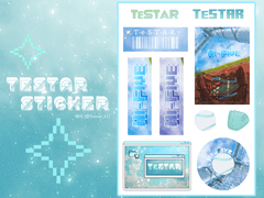 <데못죽> TeSTAR (테스타) 스티커 도안 배포