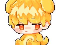 도트 문댕댕 키링 도안