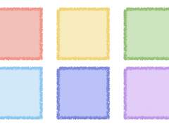 파스텔 톤 크레파스 메모지 스티커 공유