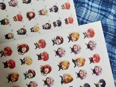 스티커+키링 뽑아봄