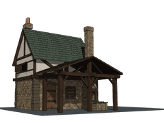 중세 민가 모델링