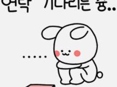 연락기다리는짤