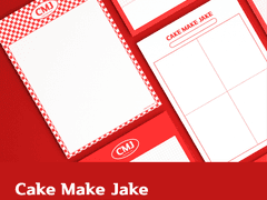 Cake Make Jake 굿노트 속지 4종