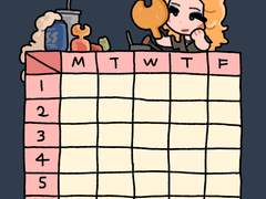 조드윅 시간표 도안