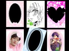 투명 포카 프레임 도안 공유