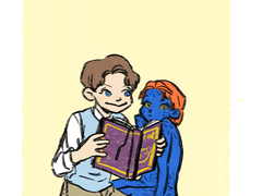 엑스맨 낙서정리