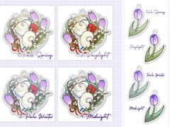 [섭남파업] 예람쥐 아크릴 키링 도안 유료 배포