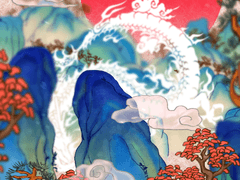 산수 배경 브러시 5종 + PNG