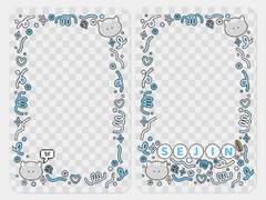 [데못죽] 배세진 투명 포카 프레임 배포