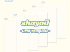 [shuyoil] 하프라인 그리드 굿노트 서식 공유