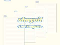 [shuyoil] 8mm 라인노트 굿노트 서식 공유