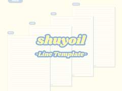 [shuyoil] 10mm 라인노트 굿노트 서식 공유