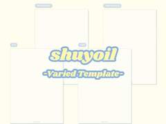 [shuyoil] 헥사/기하학 그리드 굿노트 서식 공유