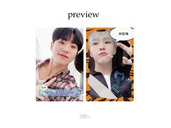 (무료배포) 호시! 호랑단전용 프레임 투명 포토카드 도안