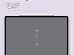 [굿노트속지]2021년9월/하이퍼링크다이어리/무료