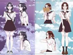 [사랑의 꽃씨] 시영, 원화 캐릭터 시트