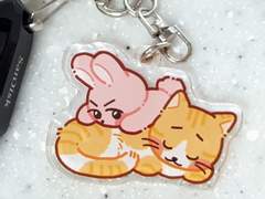 필끼냥케 아크릴 키링 도안