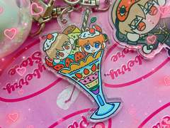 은혼 오키카구 파르페 키링 도안