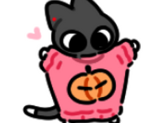 유진냥 여름가을 스티커폼