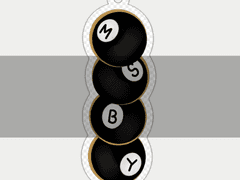 블랙자칼 키링 도안