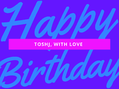 V.I.B (Very Important Birthday)