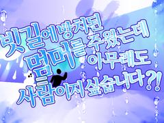 빗길에 방치된 멈머를 주웠는데 아무래도 사람이지 싶습니다?!