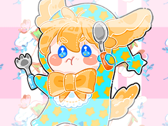 별이는 야식 먹을래 키링