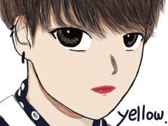 방탄이들로 그림을 시작했어요