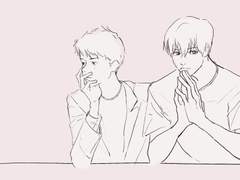 오랜만에 유리선우!!