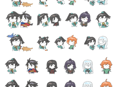 의다살 스티커 도안 배포