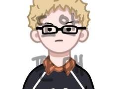 하이큐 아크릴키링 도안 판매- 츠키시마